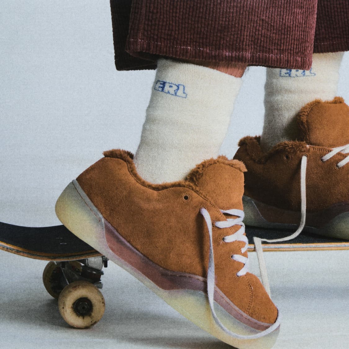 ERL vamp 스케이트 스니커즈 og 브라운  상품이미지1