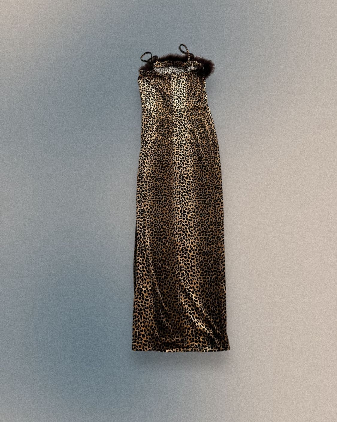 vintage leopard long dress 상품이미지4