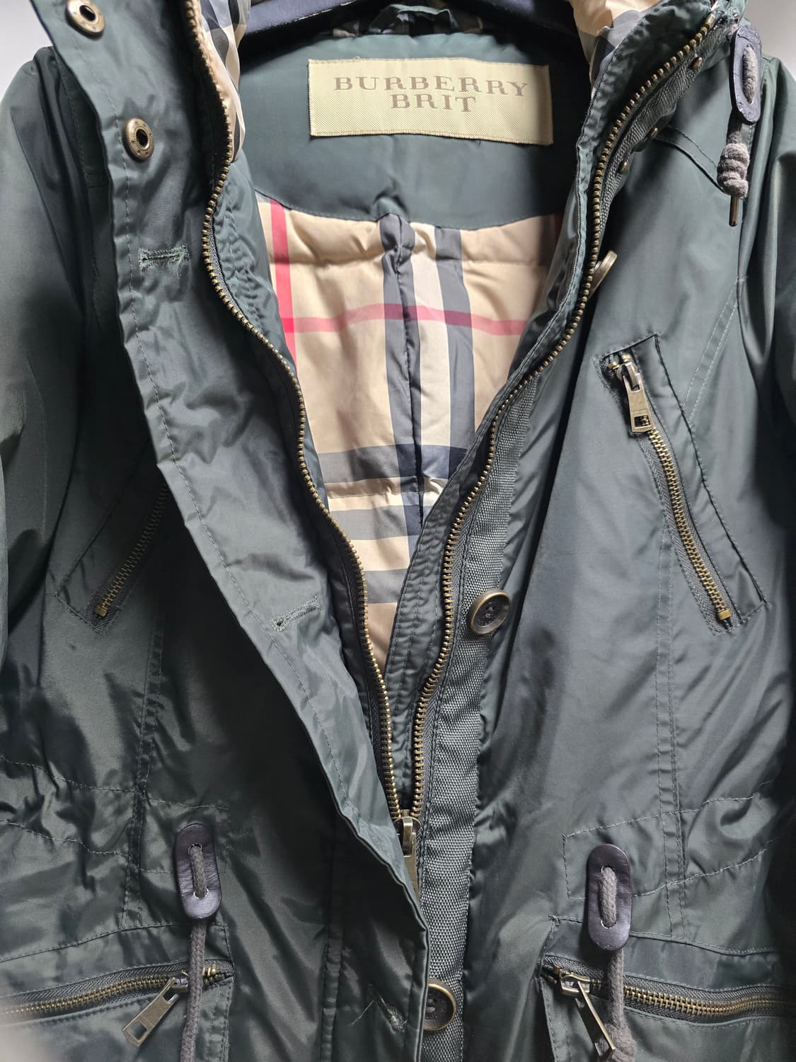 버버리 야상 구스다운 패딩 M 상품이미지2