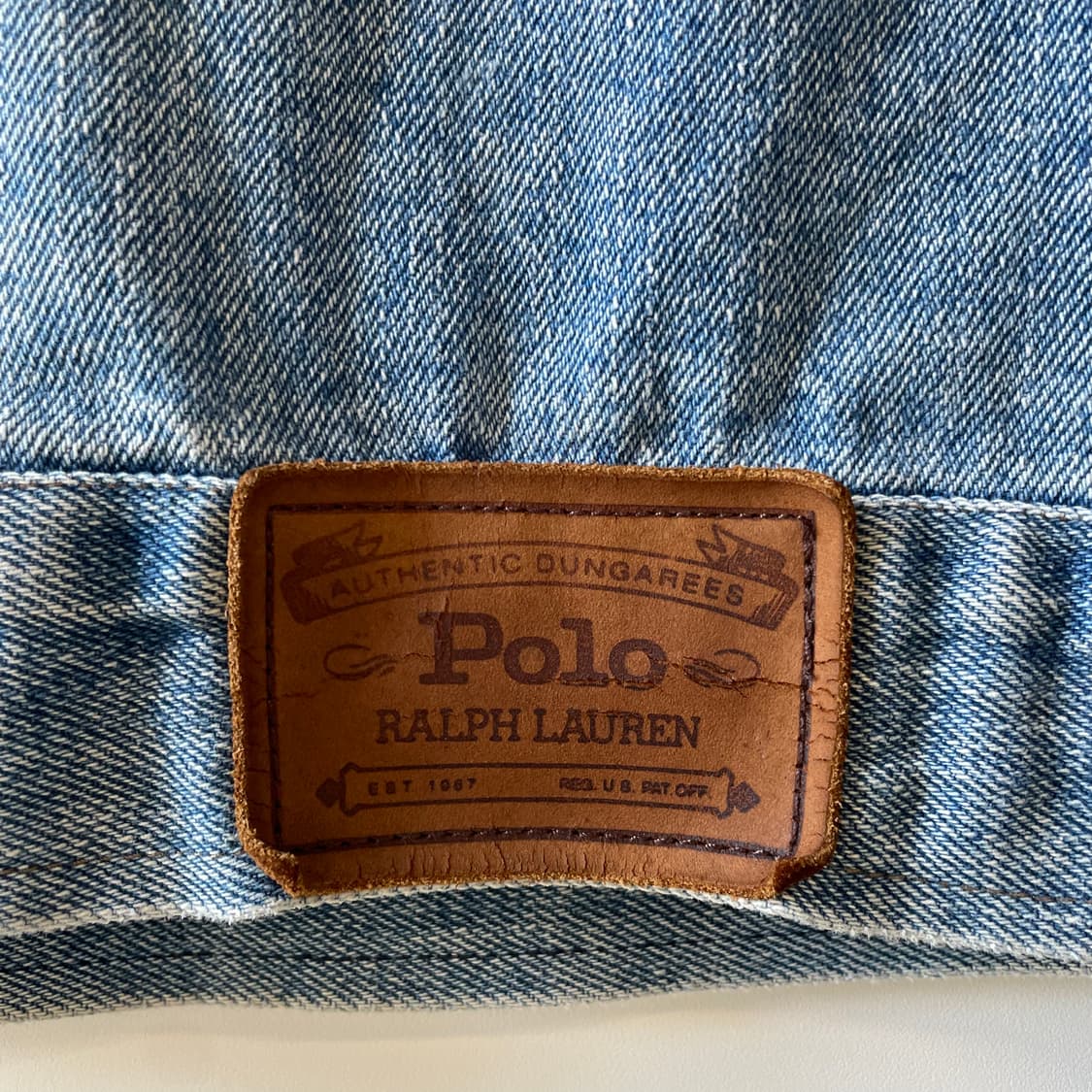 90s 폴로 랄프로렌 성조기 덩가리 데님자켓 상품이미지8