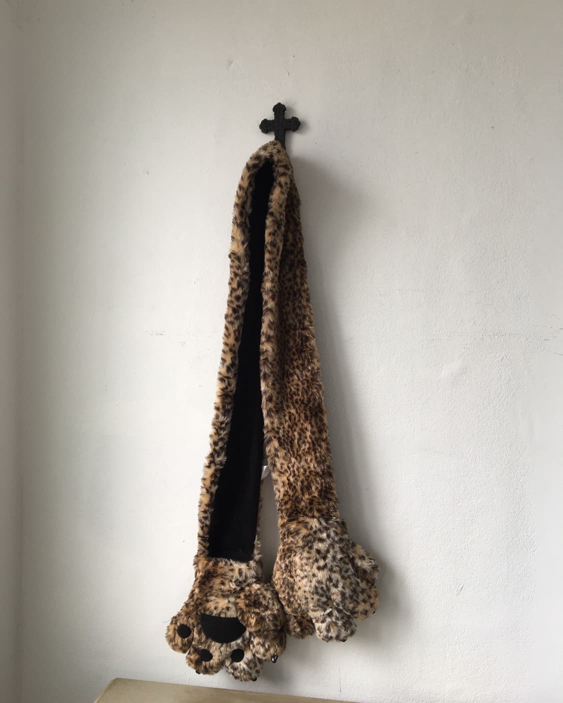 leopard glove muffler 상품이미지3