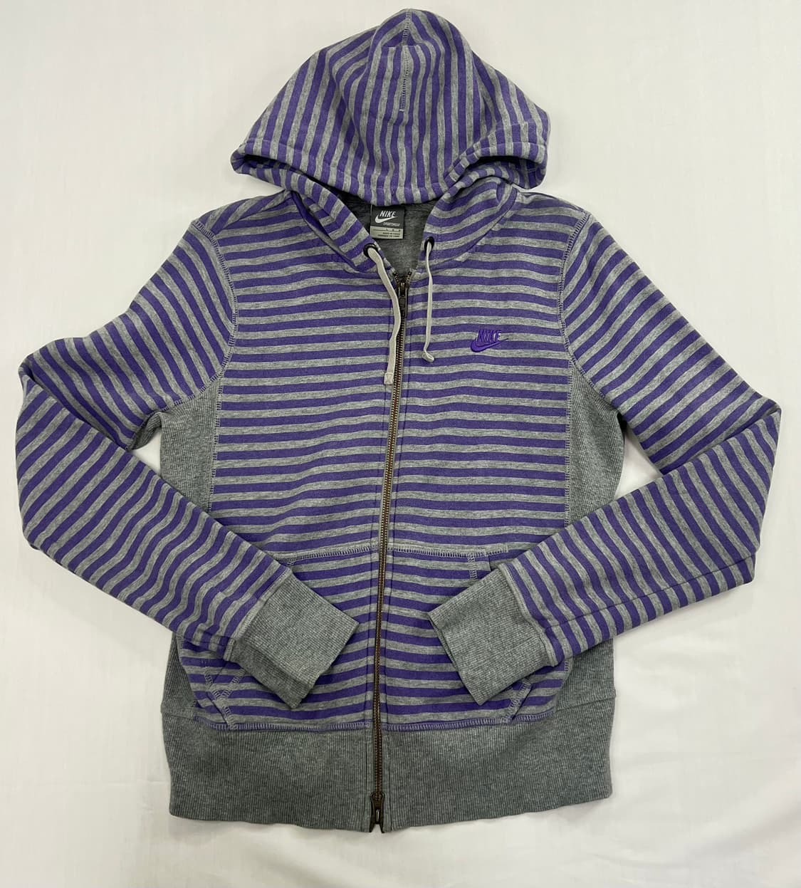 나이키 스트라이프 여성 후드집업 상품이미지1