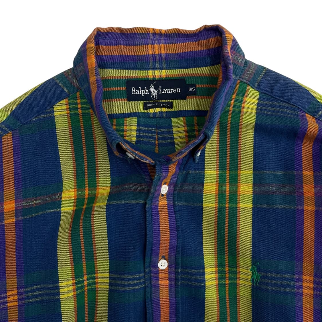 폴로 랄프로렌 그린포니 그린 타탄체크 셔츠 105 상품이미지6