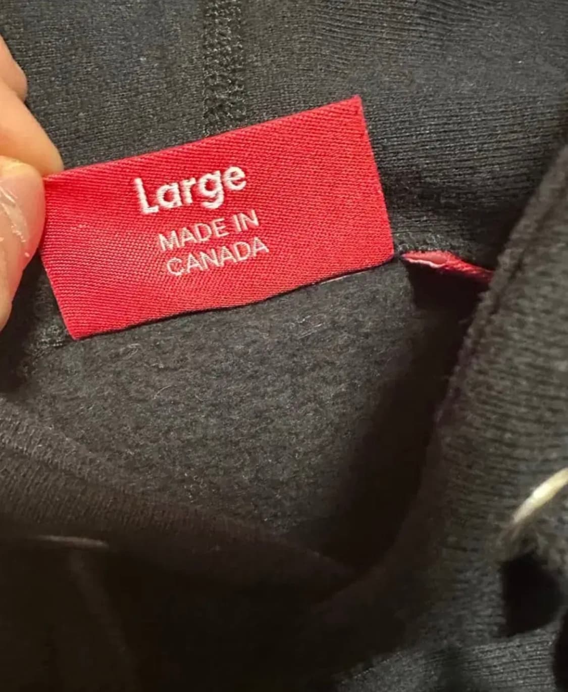 슈프림 글리터 아치로고 후드 블랙 상품이미지5