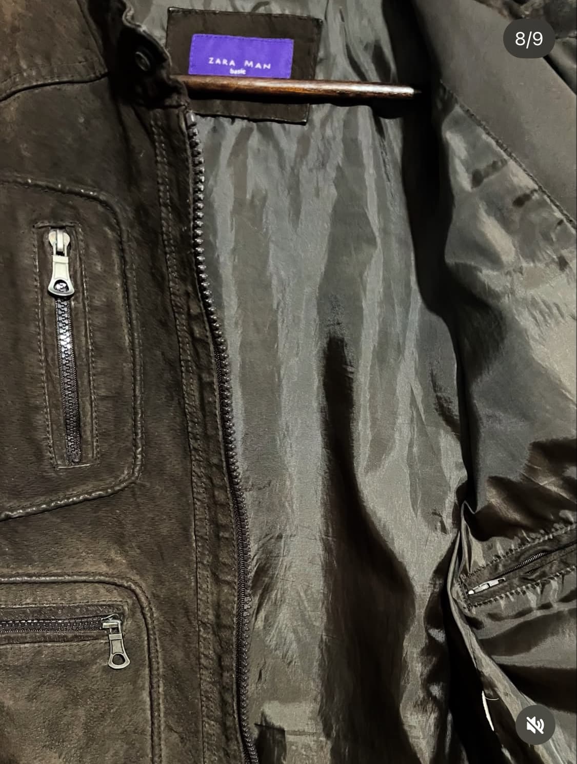 자라 피그스킨 레더자켓 상품이미지8