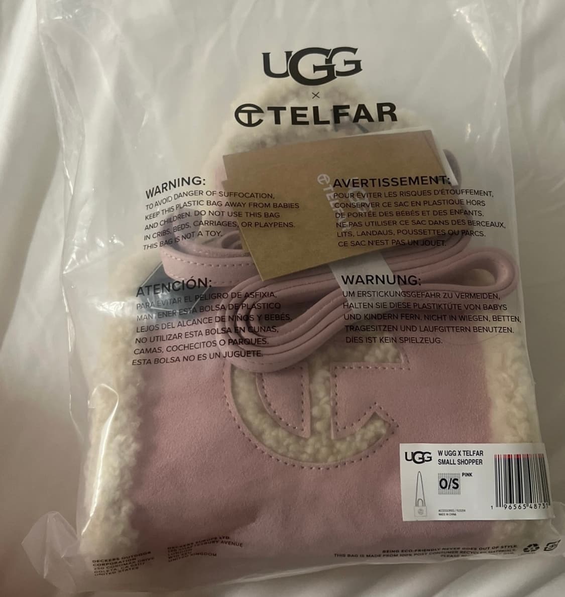 어그텔파 콜라보 핑크백 새상품 상품이미지2