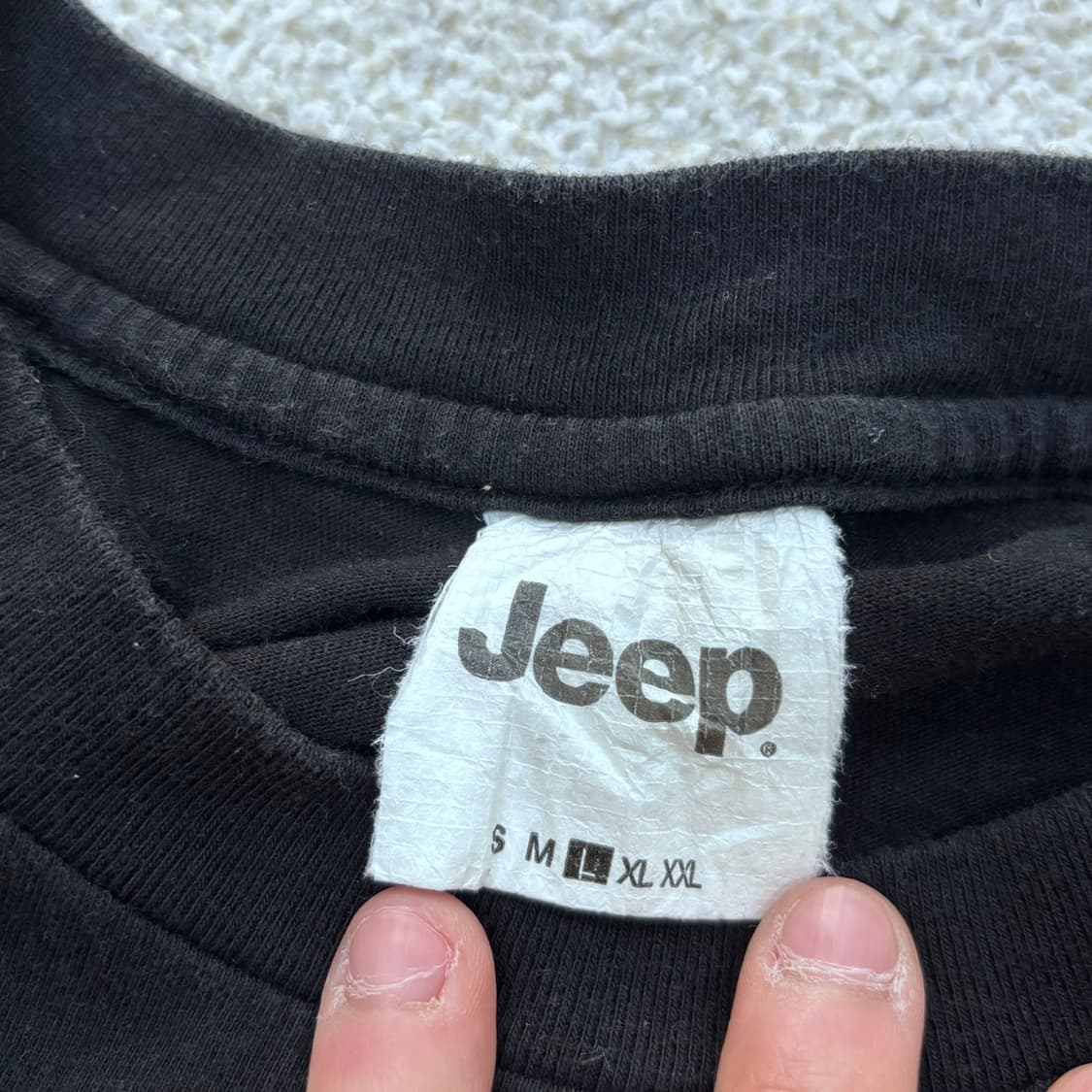 L 지프 빅로고 프린팅 반팔 티셔츠 0413E 상품이미지3