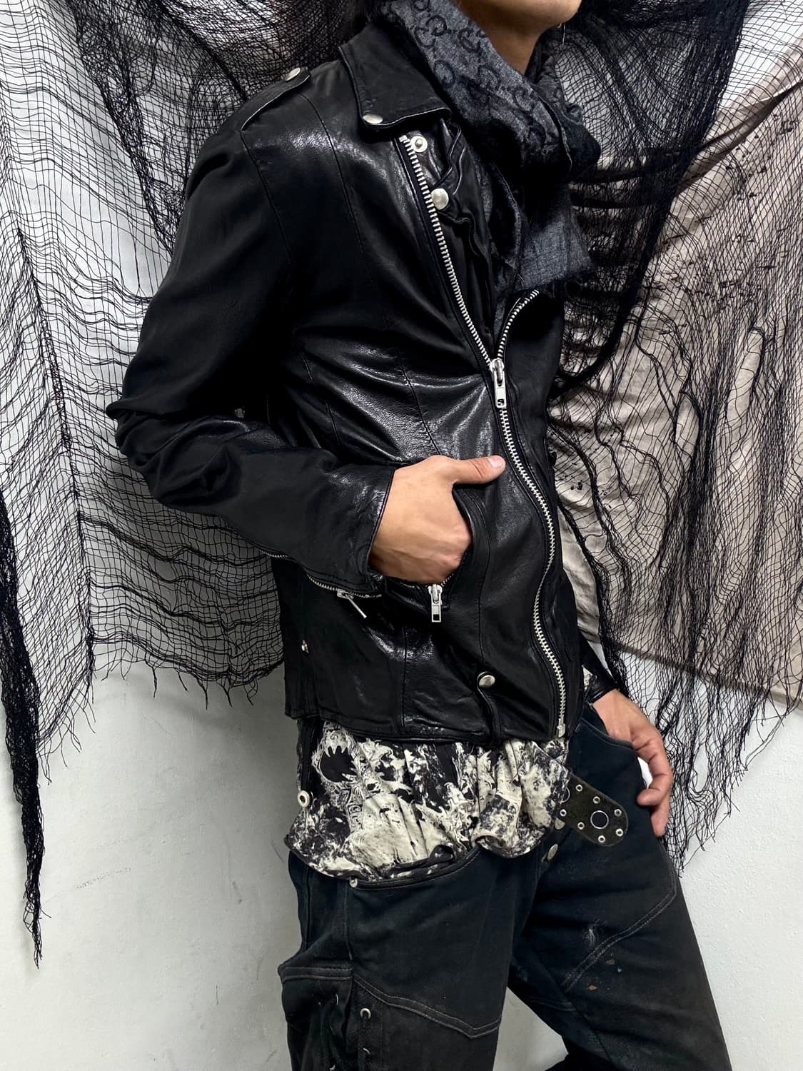 LambSkin Side Zip Jacket 상품이미지3