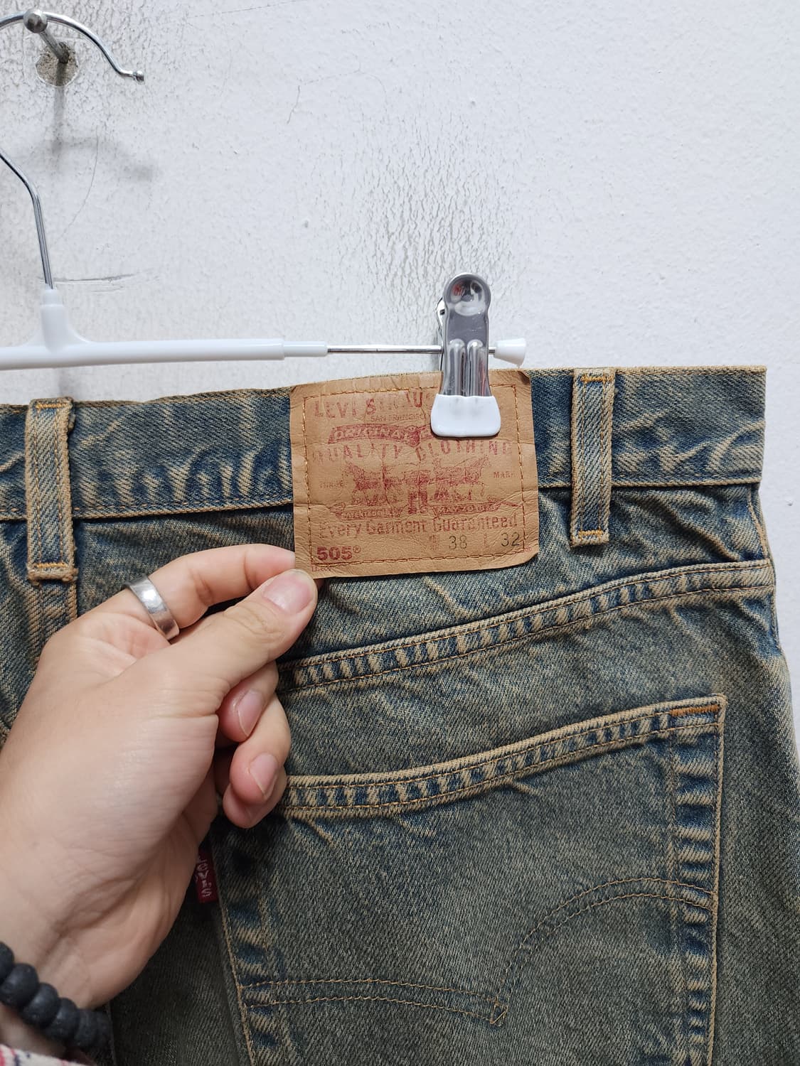 리바이스 505 레귤러핏 90s 멕시코산 청바지 상품이미지5