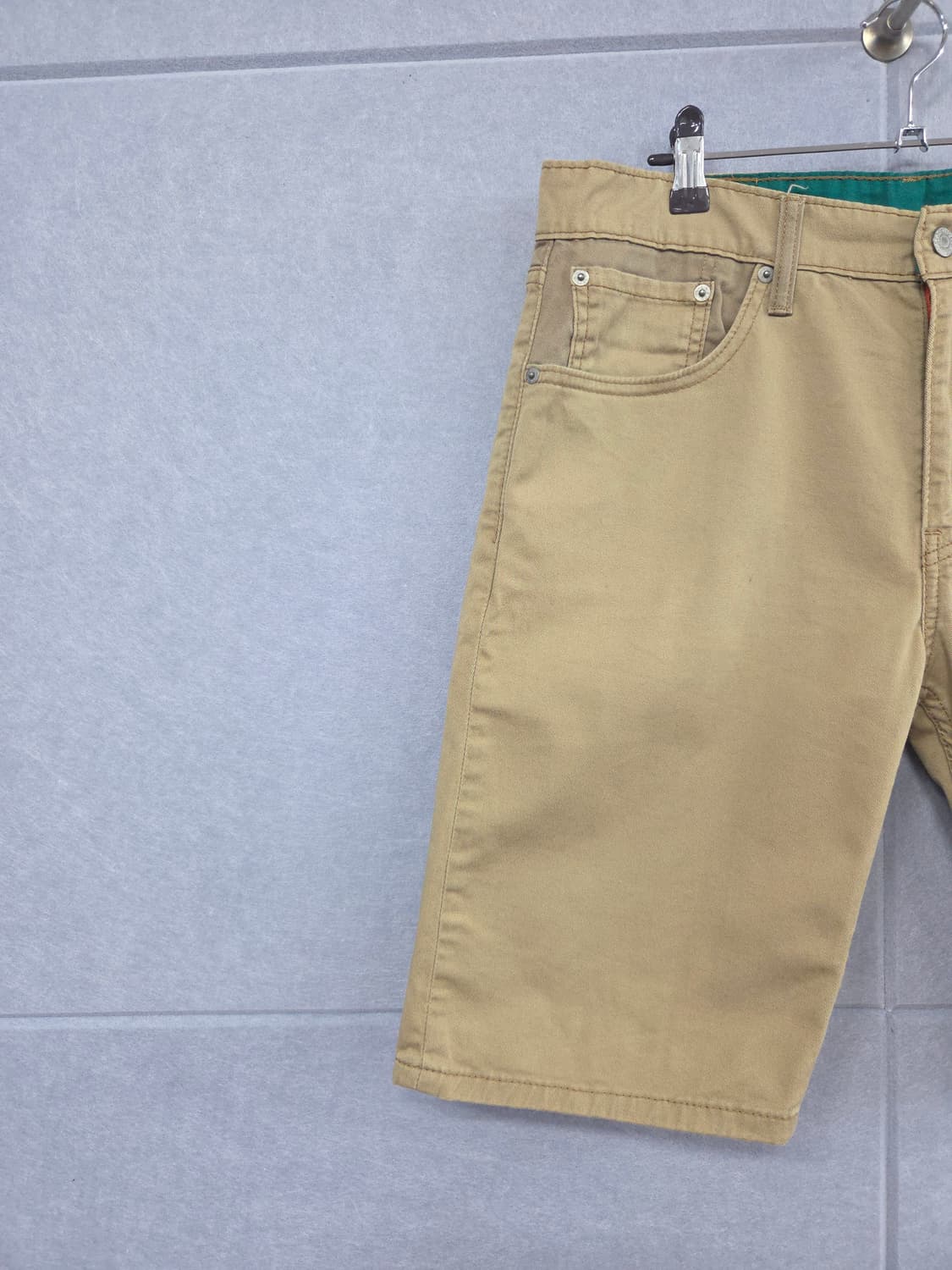 리바이스(Levi's) 508 베이지 면 반바지 하프팬츠 상품이미지2