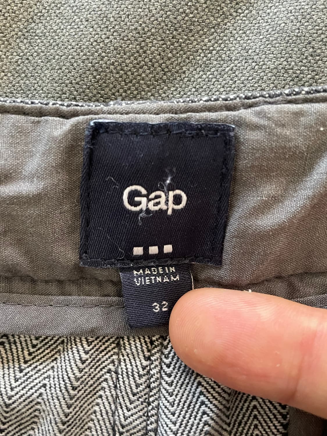 (GAP) 갭 그레이 반바지 상품이미지2