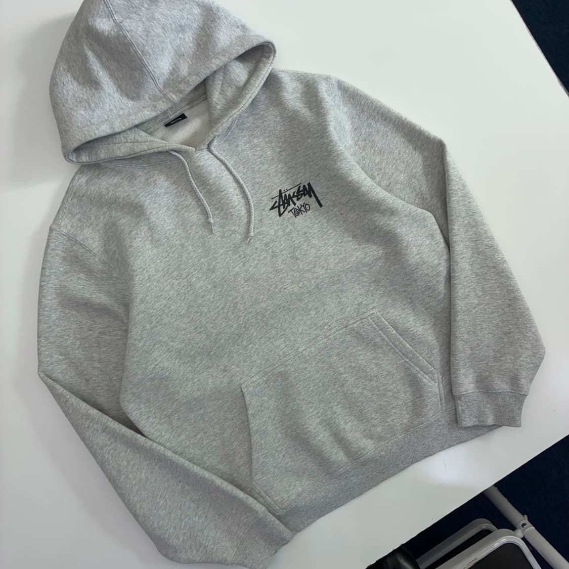 Stussy 스투시 tokyo 멜란지그레이 후드티 상품이미지3