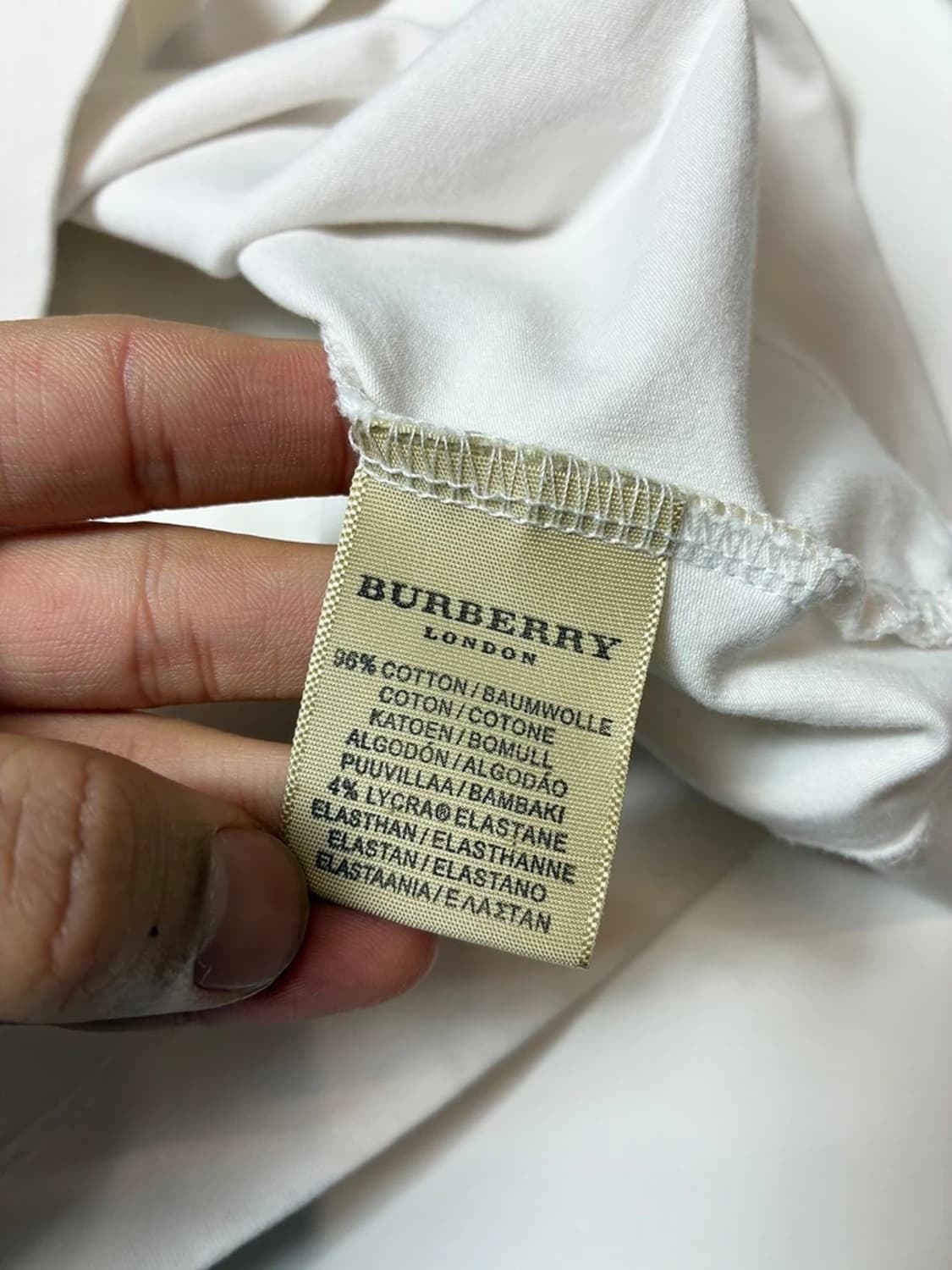 버버리 00's 노바체크 트리밍 카라 롱 슬리브 PN8651 상품이미지8