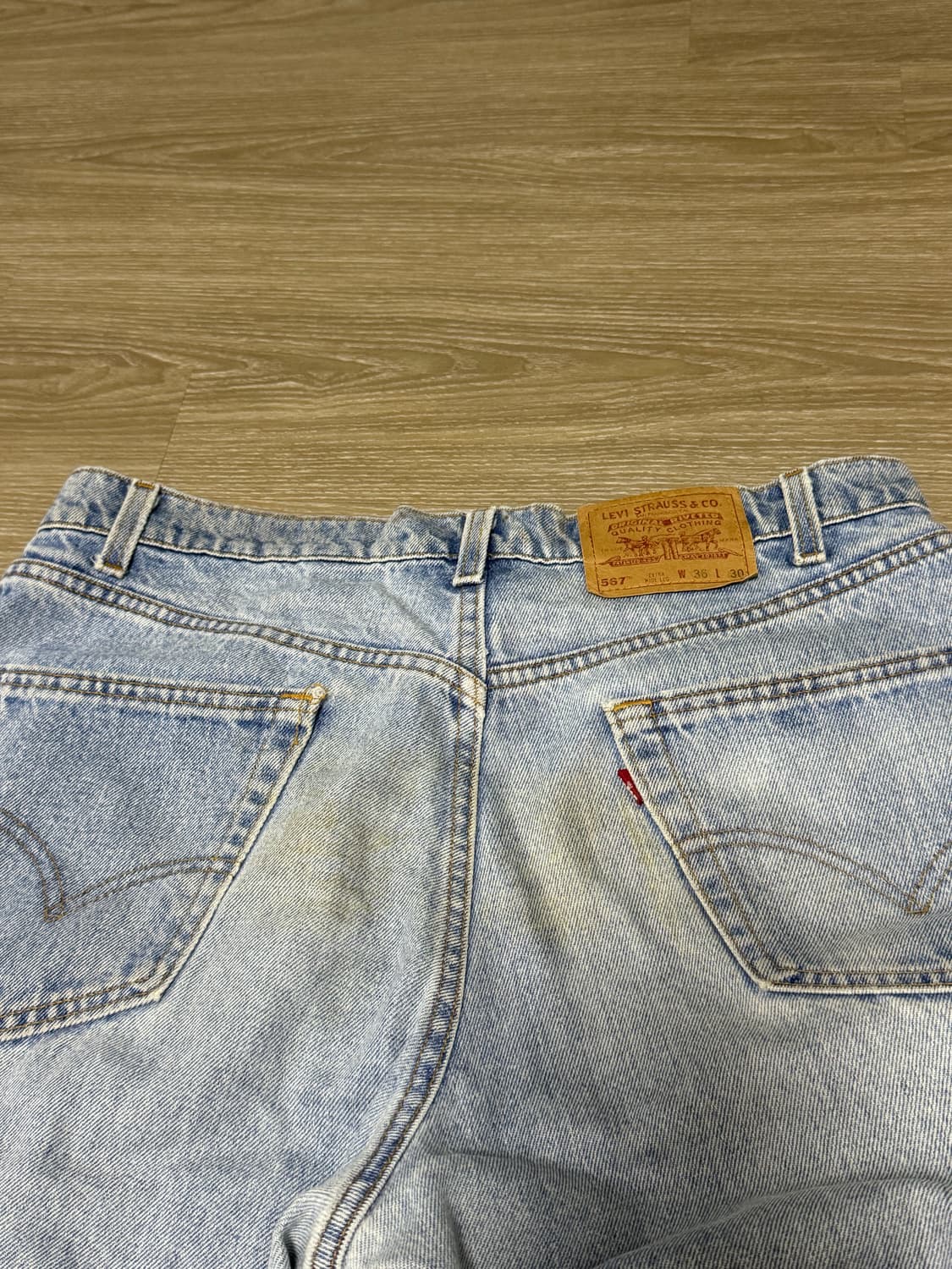 90s 빈티지 리바이스 567 usa made 상품이미지6