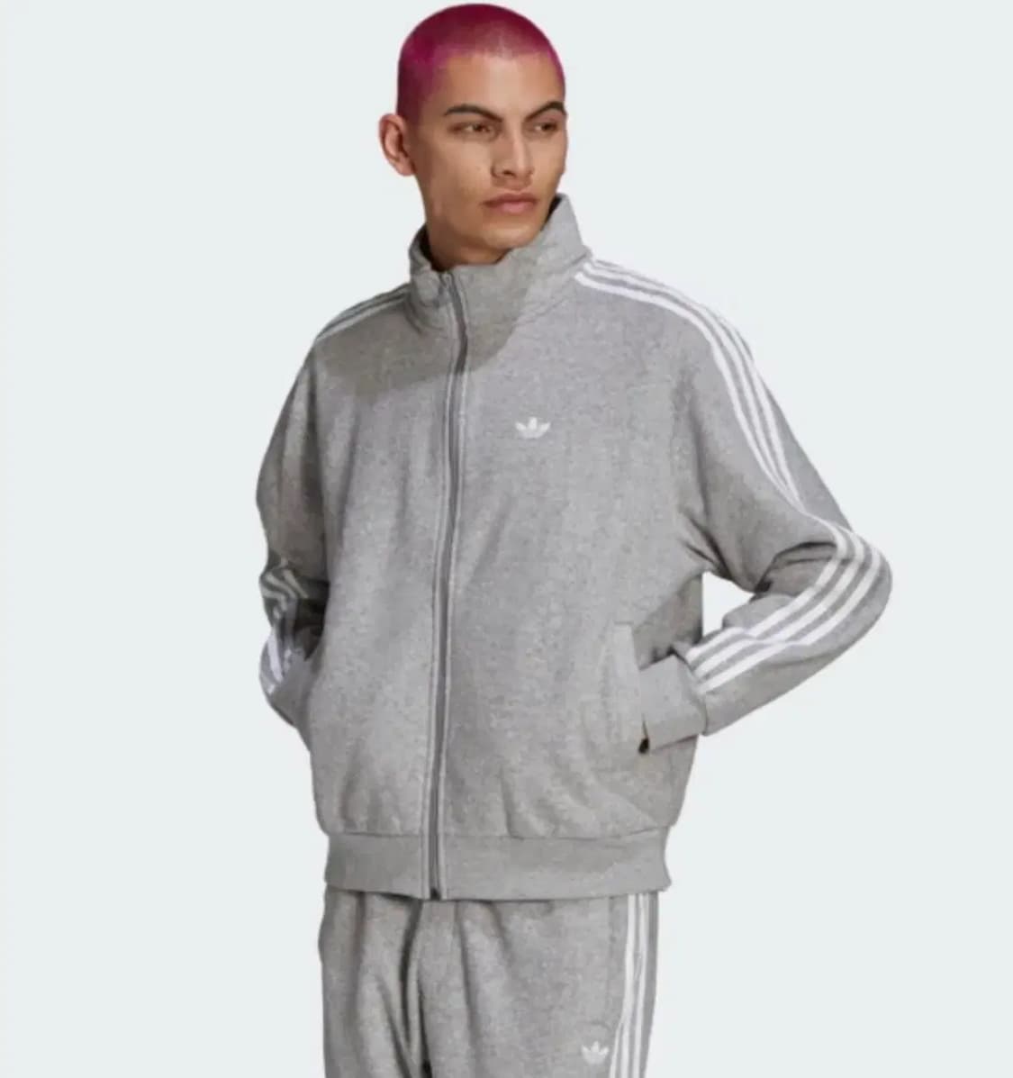 아디다스 부클 자켓 져지 그레이 M 상품이미지1