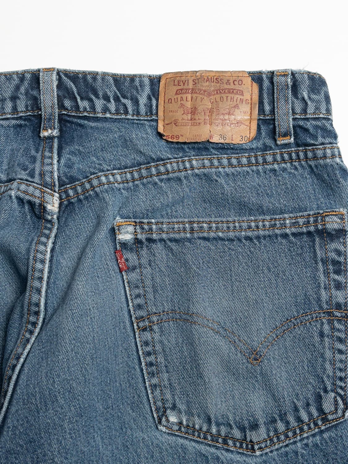 90s Levi’s 569 Large Straight Fit USA 상품이미지8