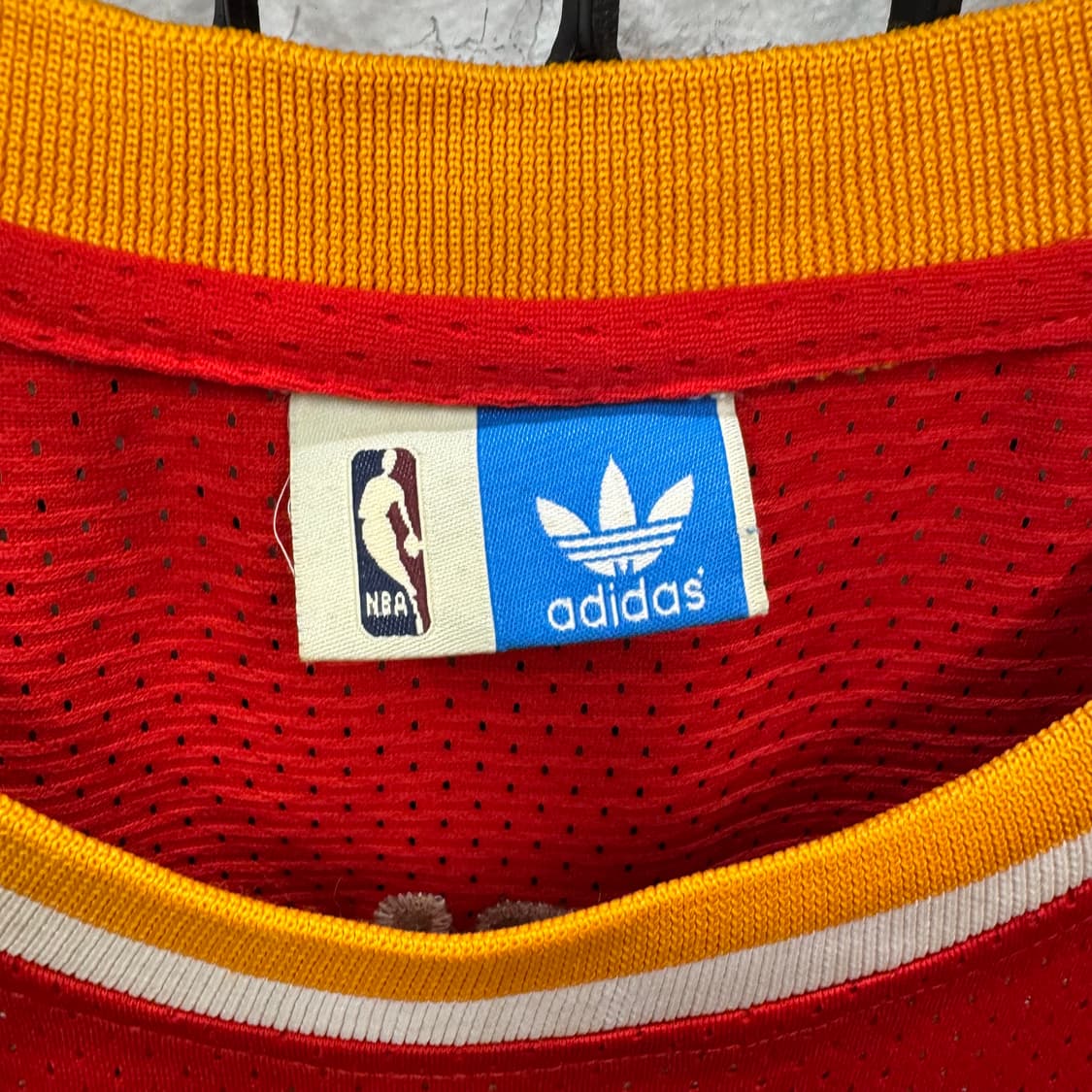 아디다스 X NBA 소울 스윙맨 나시 저지 레드 상품이미지8