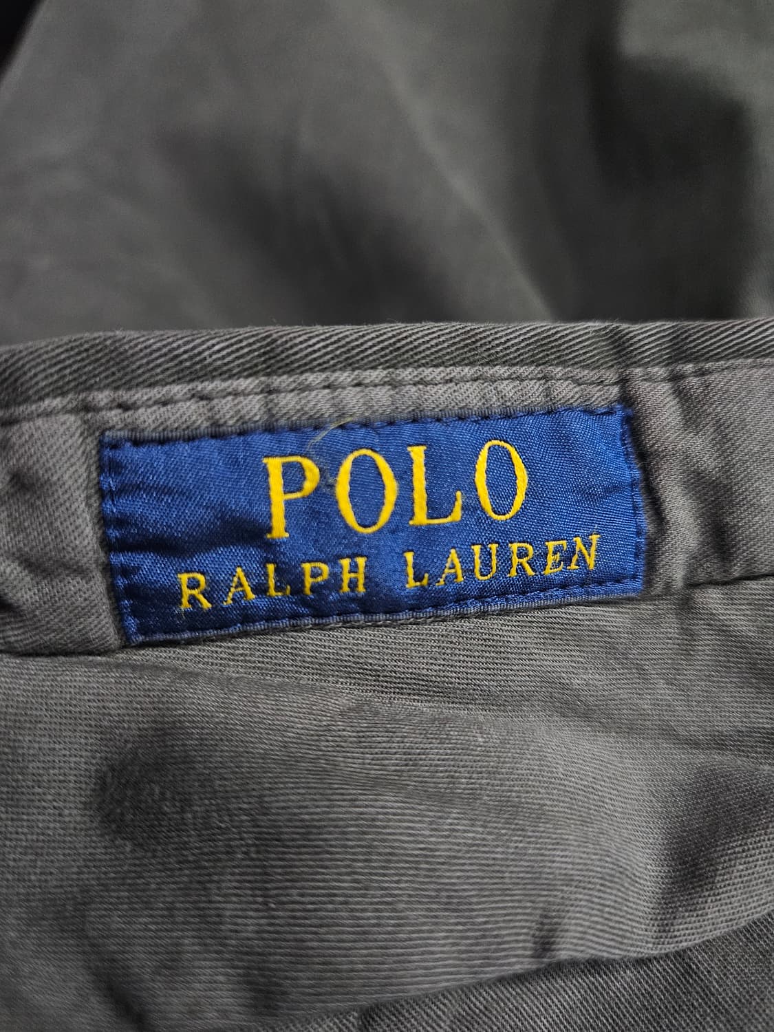 폴로 랄프로렌 다크카키 남성 허리 32 면바지  상품이미지3