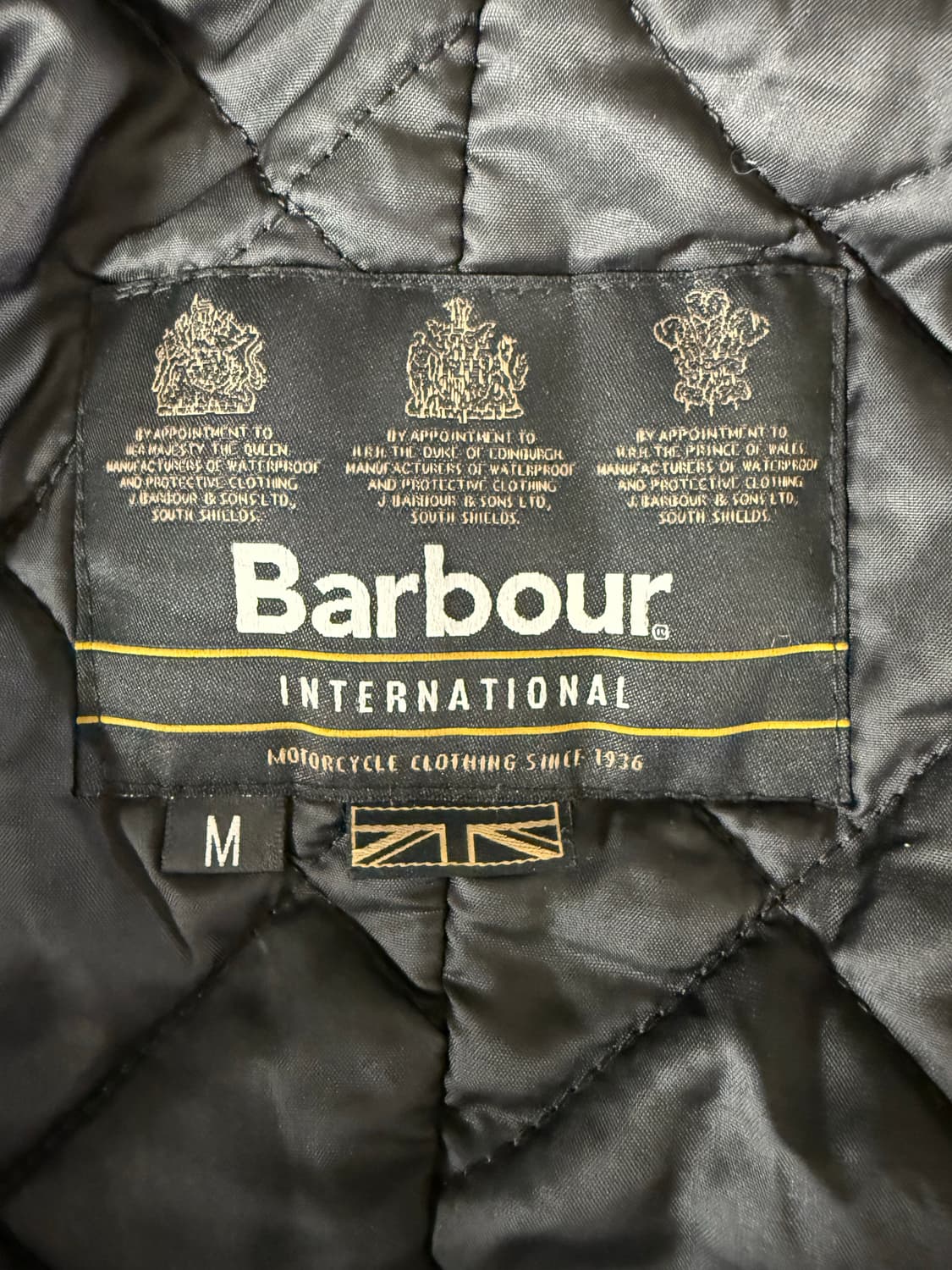 바버 인터내셔널 듀크 왁스 자켓 블랙 M  상품이미지9