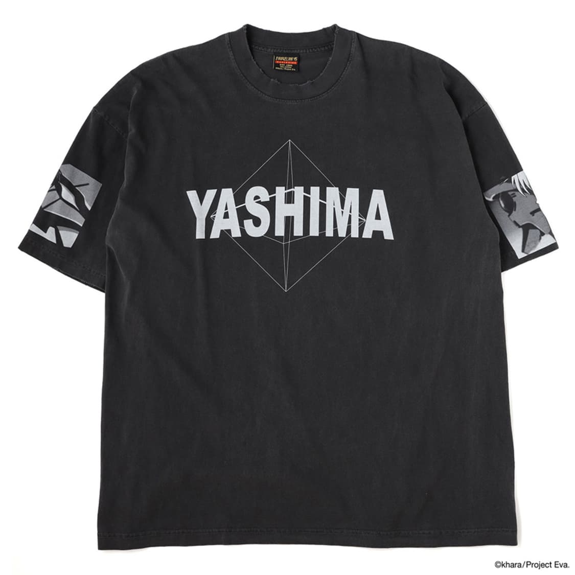 에반게리온 야시마 작전 반팔 티셔츠 블랙 상품이미지1