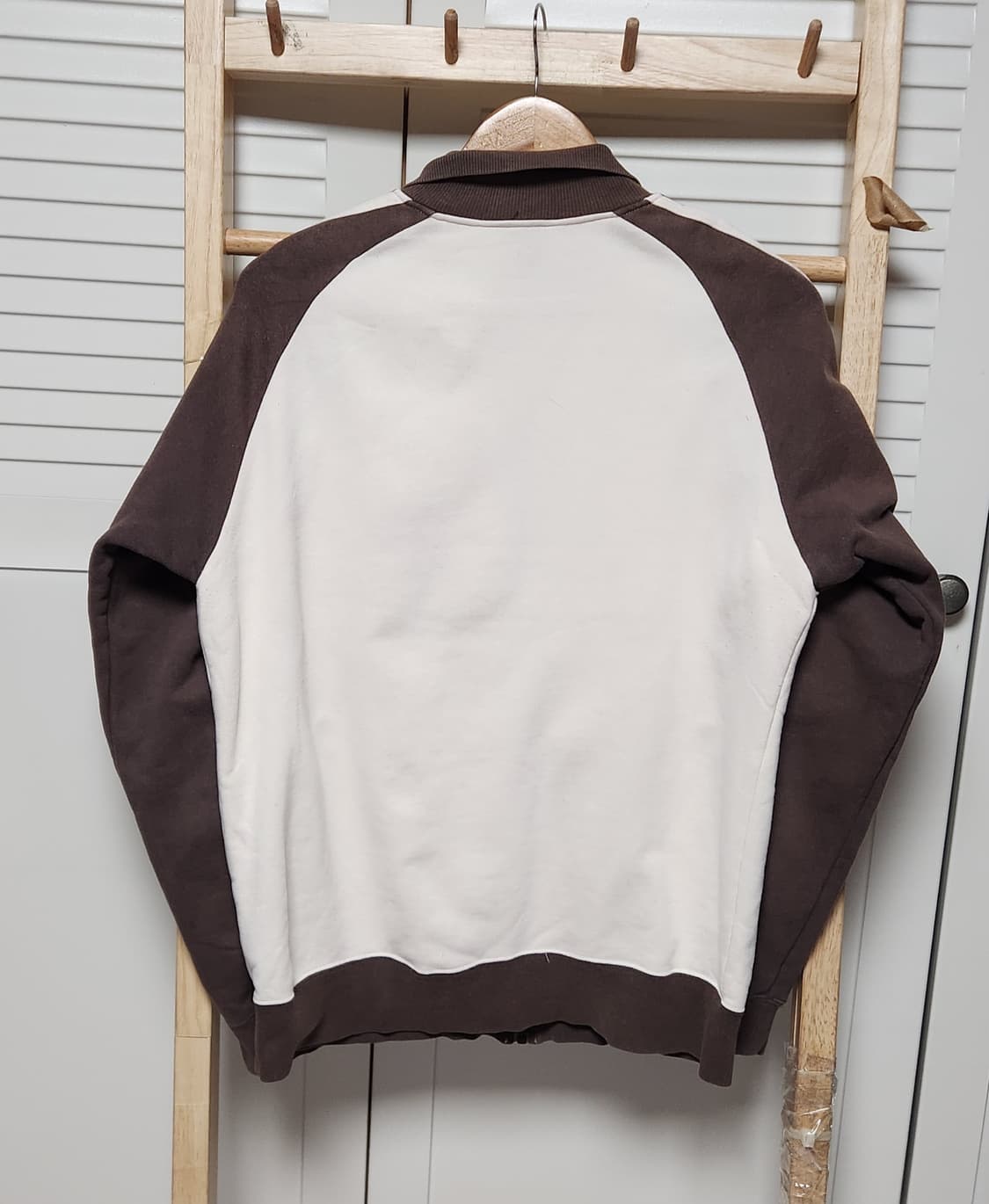 대장 아디다스 삼선 브라운 코튼 져지 자켓 상품이미지5