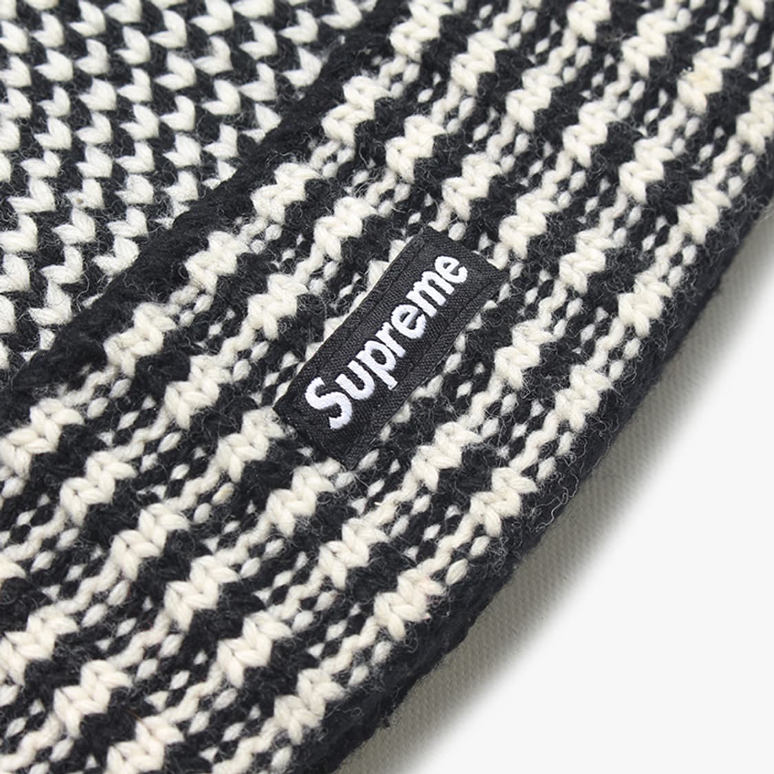  SUPREME "Black White Beanie" 상품이미지2