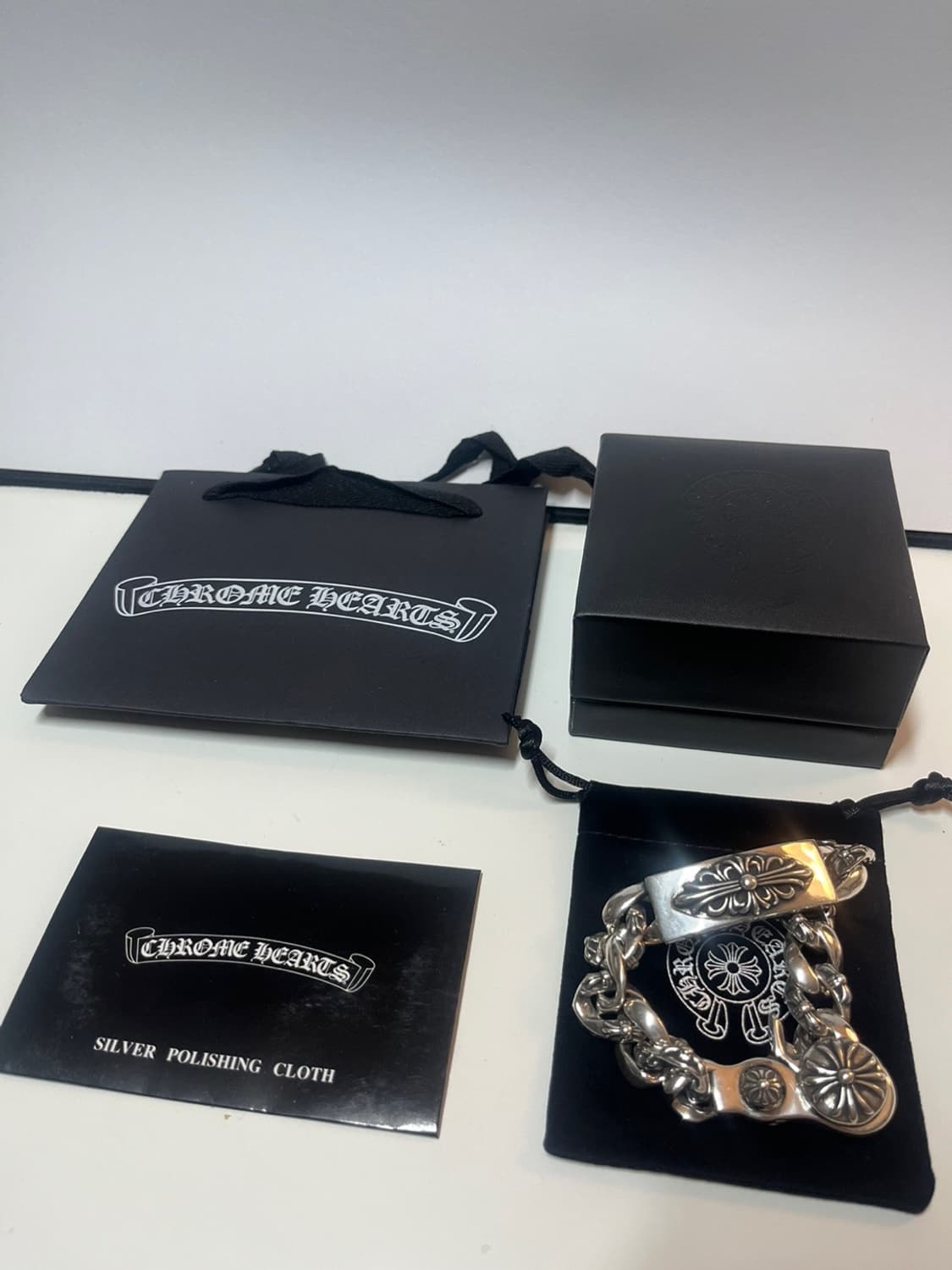 크롬 플로랄 팬시 팔찌 상품이미지2