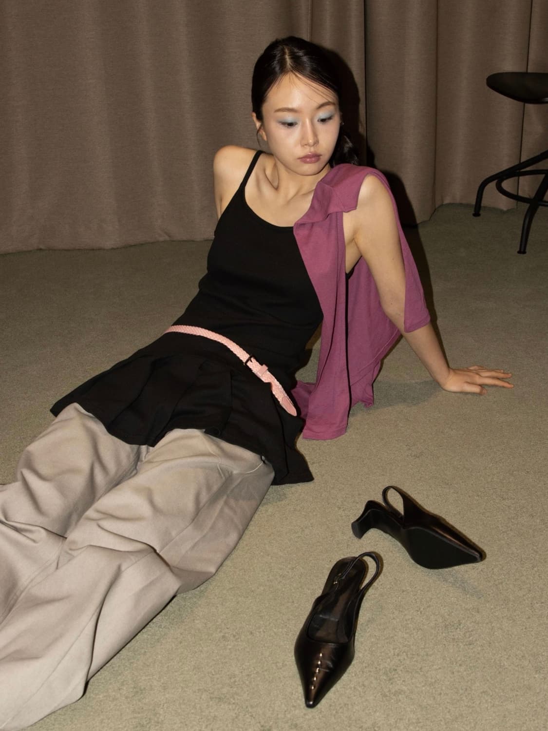 ONSKA PLEATS MINI ONE-PIECE 온스카 플리츠 원피스 상품이미지3