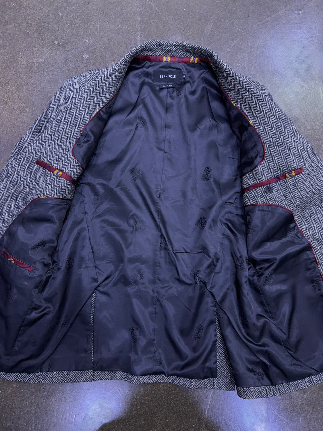 빈폴 슬림핏 해링본 엘보패치 헌팅자켓 블레이저 95 상품이미지7