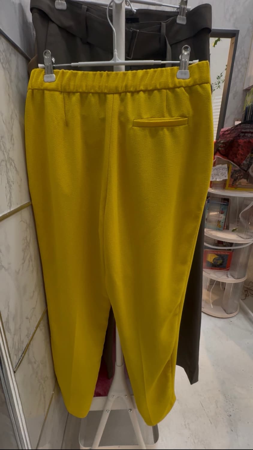 ZARA BASIC 자라 옐로우 슬랙스 팬츠 상품이미지6