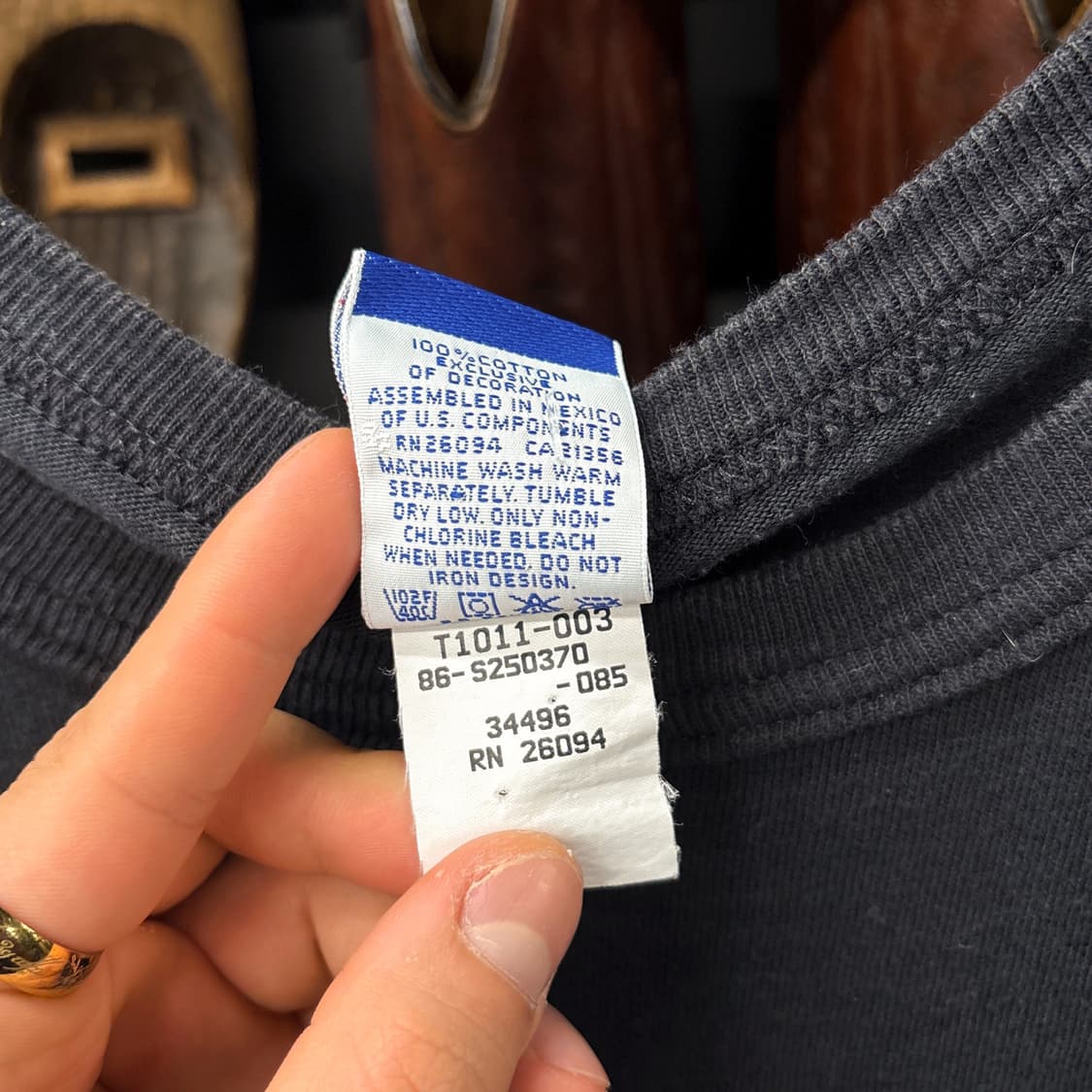 90s 챔피온 MLB 다이아몬드 컬렉션 '96볼티모어 그래픽티 N1260 상품이미지9