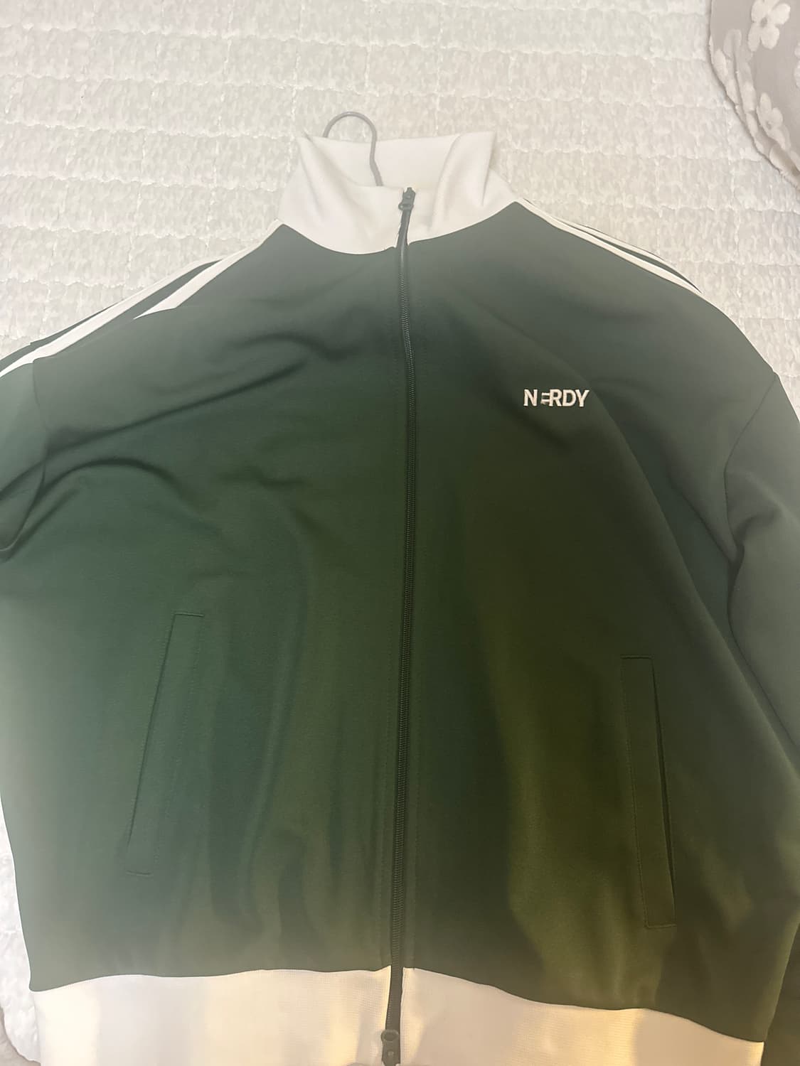 클래식 NY 스웻 트랙 탑 그린 상품이미지1