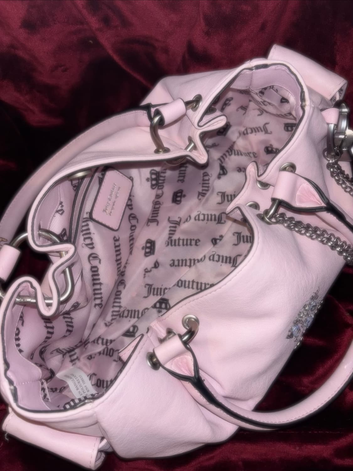 쥬시꾸뛰르/베이비핑크/y2k/빈티지스타일/키치/갸루/희귀매물 상품이미지3