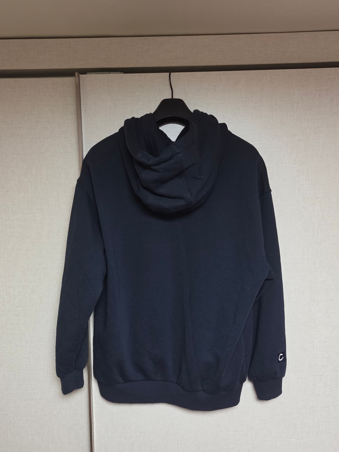 정품]웰메이드 네이비 안감기모 후드티 100 상품이미지5