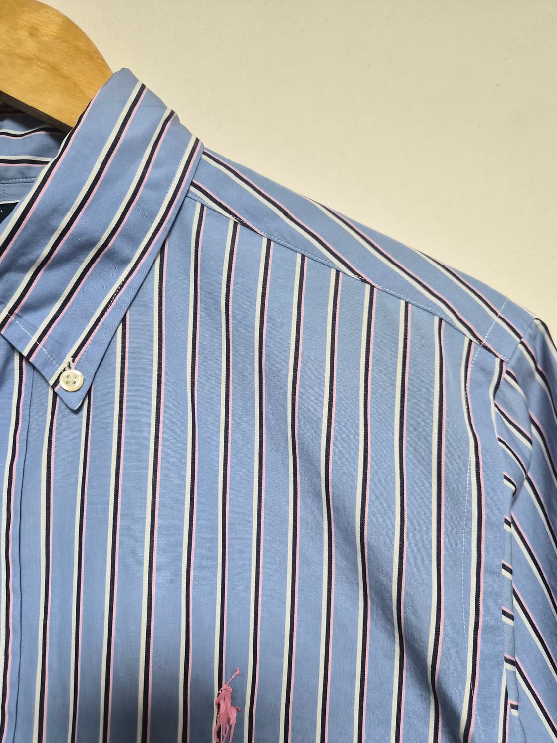 폴로랄프로렌Polo 스트라이프 반팔 셔츠 M - S399 상품이미지3