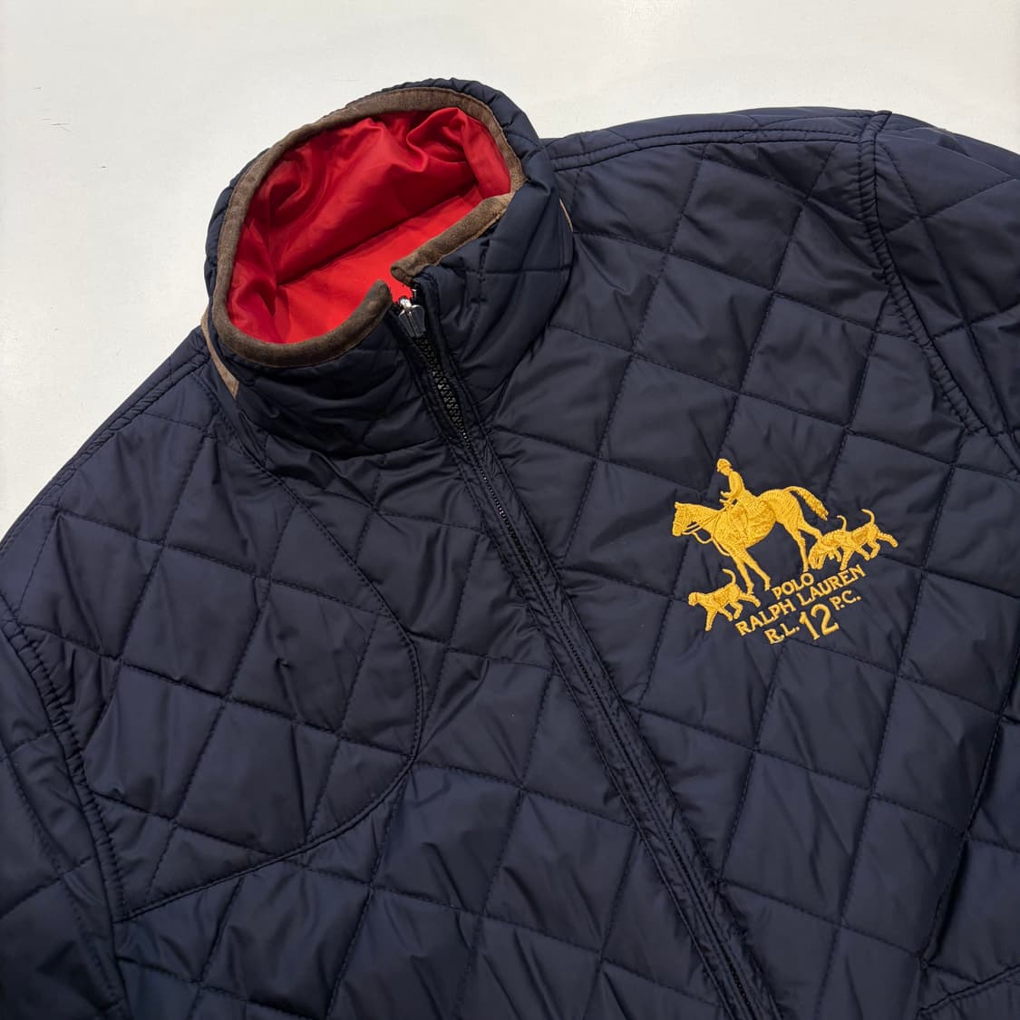 [M] 폴로 랄프로렌 리버시블 네이비 레드 퀼팅 자켓 D815 상품이미지5