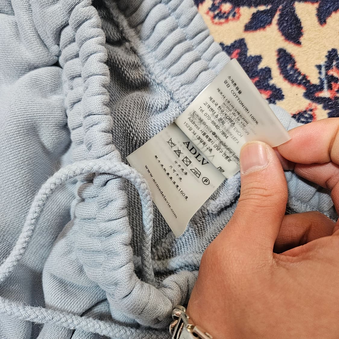 아크메드라비 사이드 레터링 코튼 숏츠 반바지 상품이미지6