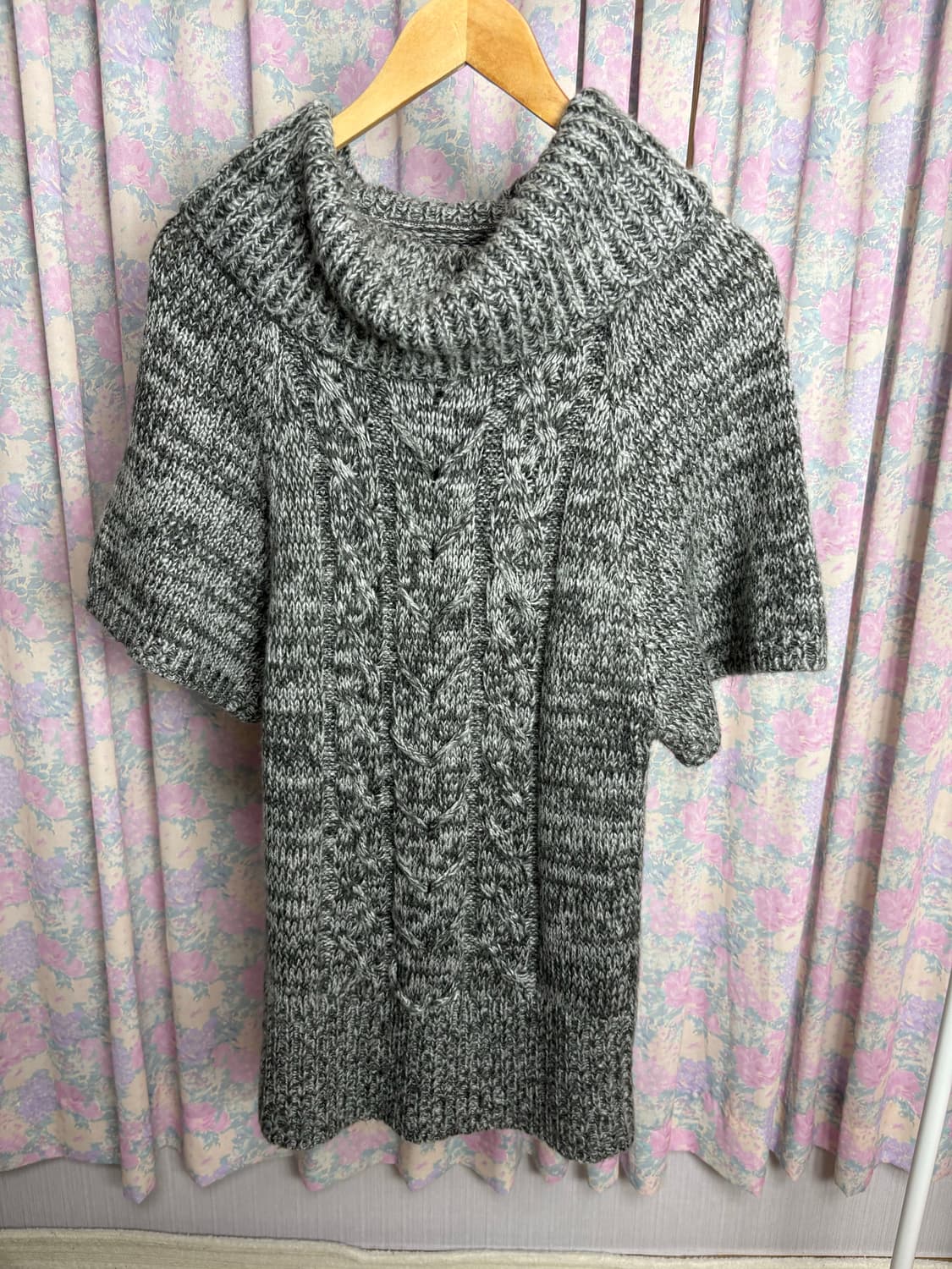 그레이 보카시 목폴라 니트 상품이미지5