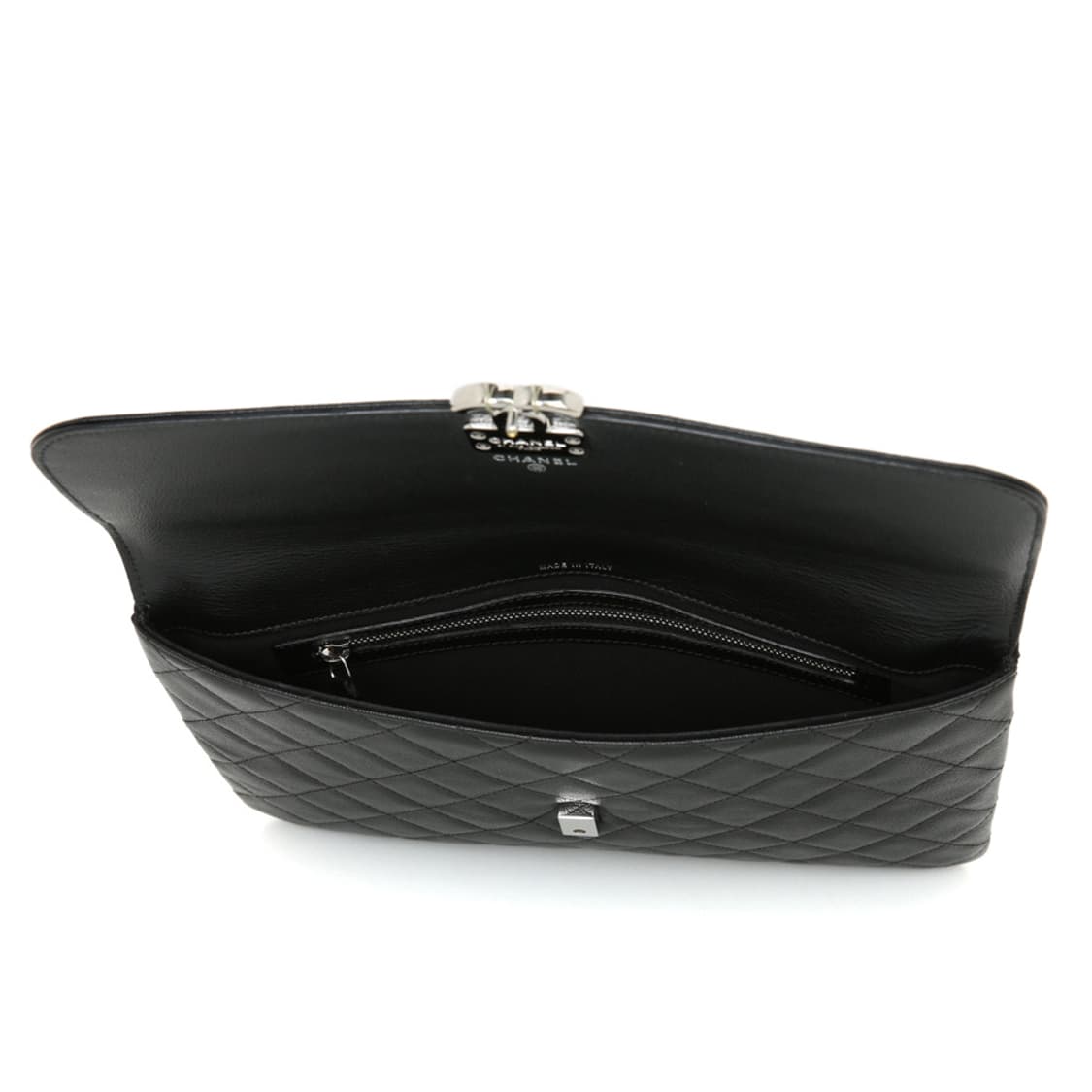 샤넬 클래식 캐비어 플랩 클러치 블랙 퀼팅백 A84430 상품이미지10
