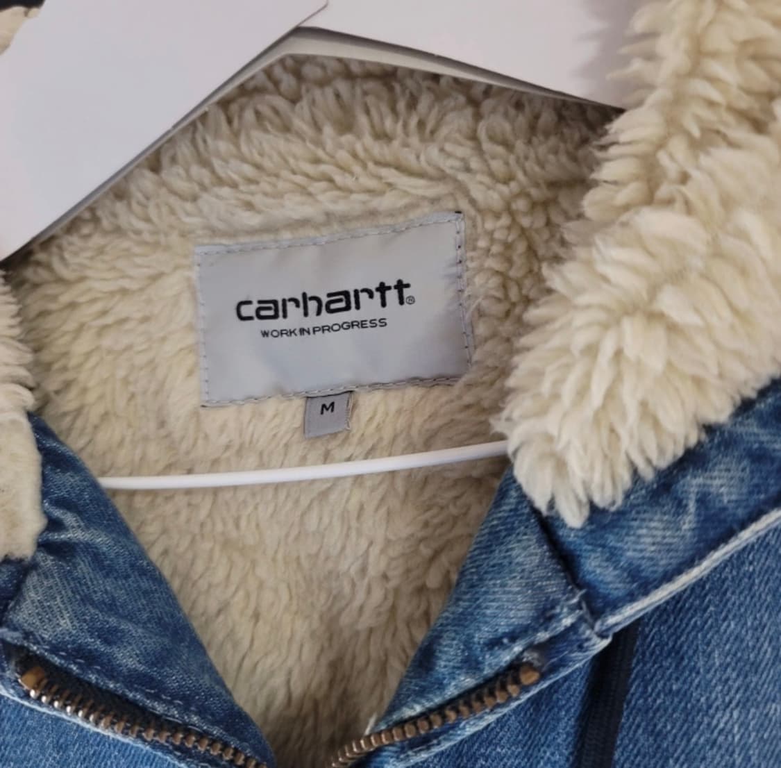칼하트 액티브 쉐르파 데님 후드 자켓 상품이미지2