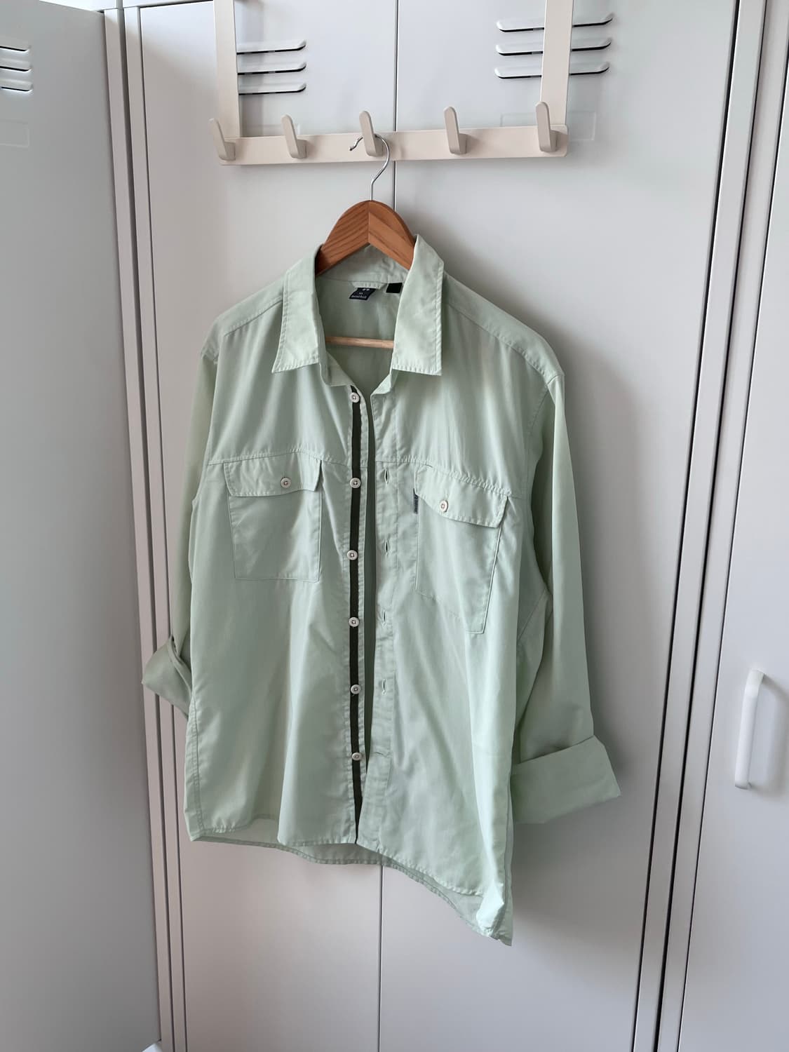 Montbell 몽벨 민트 오버핏 셔츠 남방 상품이미지2