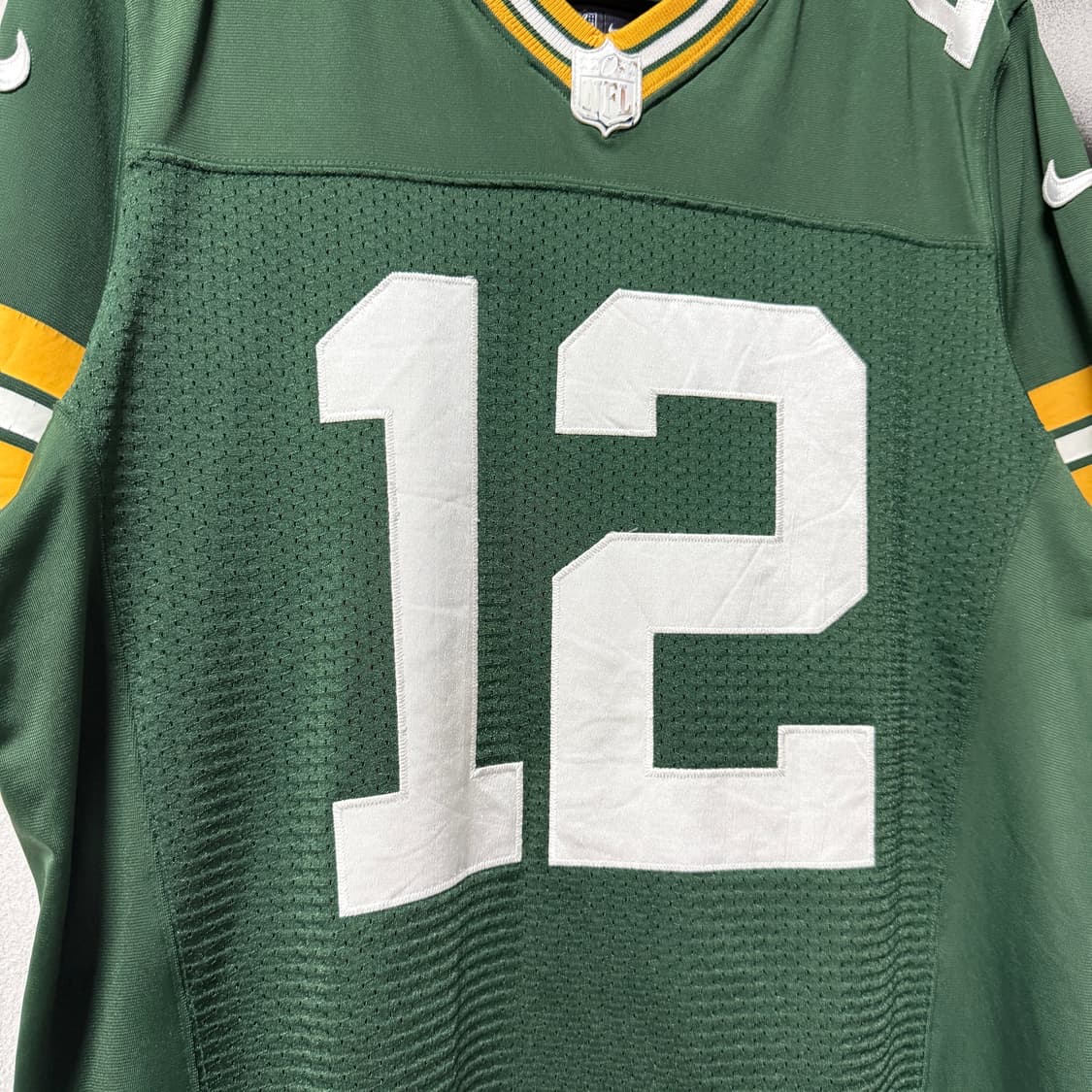 나이키 x NFL 그린베이 패커스 애런 로저스 마킹 풋볼 져지 상품이미지4