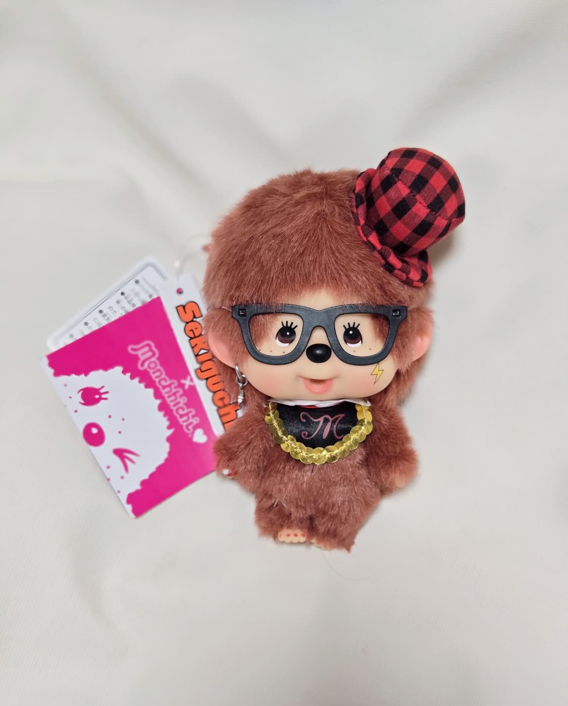 몬치치 x Jol 레드브라운 번개 키링 상품이미지2