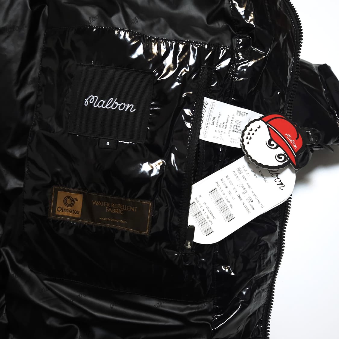 말본 Malbon 벤치 다운 패딩 파카 블랙 상품이미지10