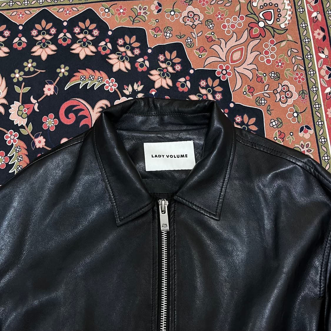 레이디볼륨 레더 가죽 자켓 FREE 상품이미지2