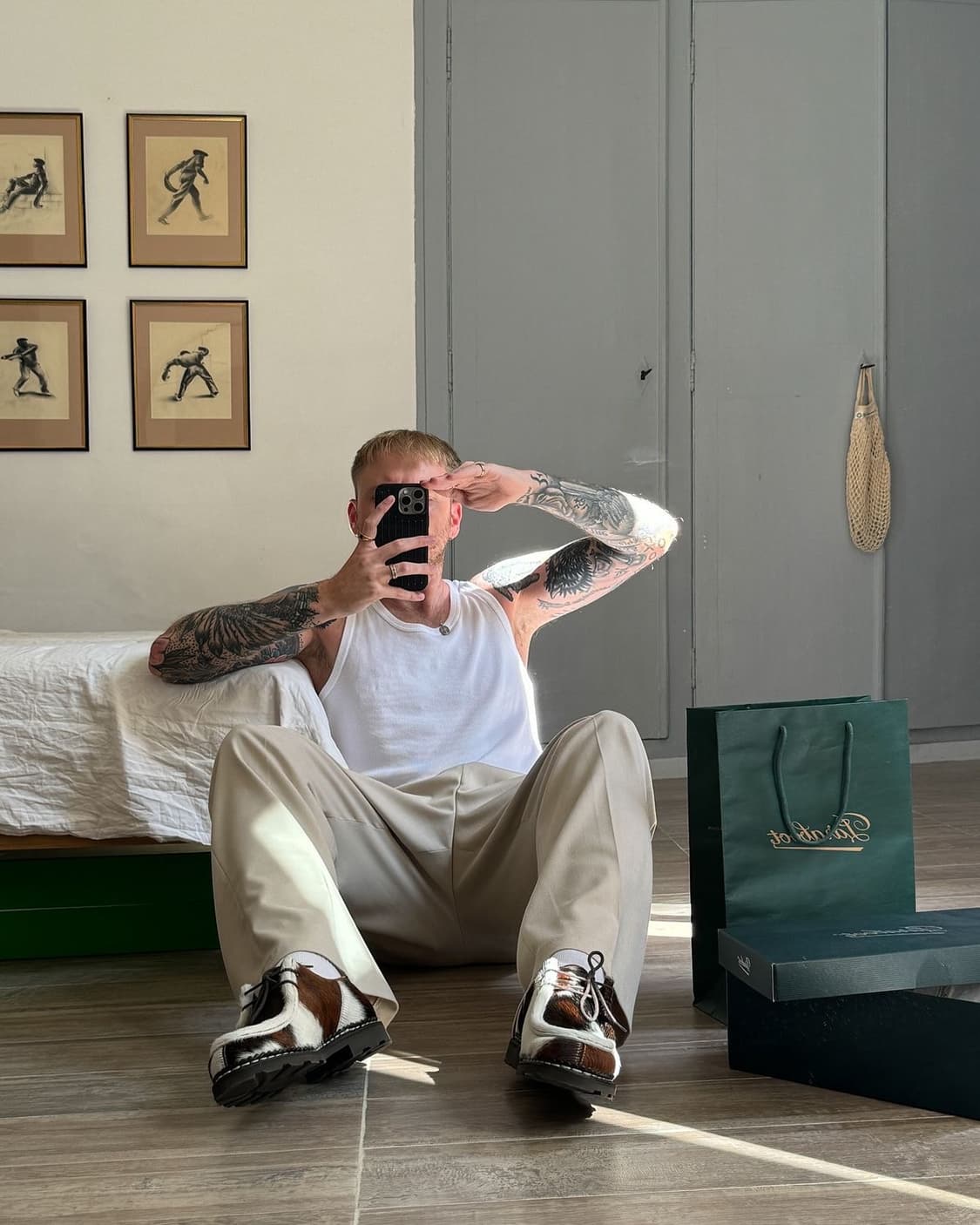 리얼 송치 통우드 아웃솔 클로그 270-275 상품이미지9