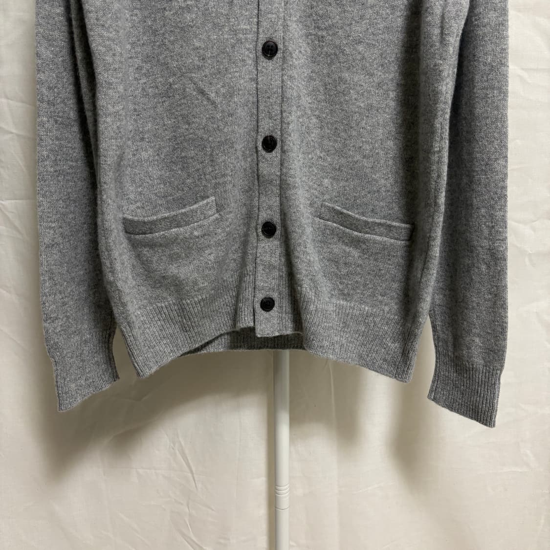 (새제품) 유니클로 램스울 가디건 / 그레이, M 상품이미지3