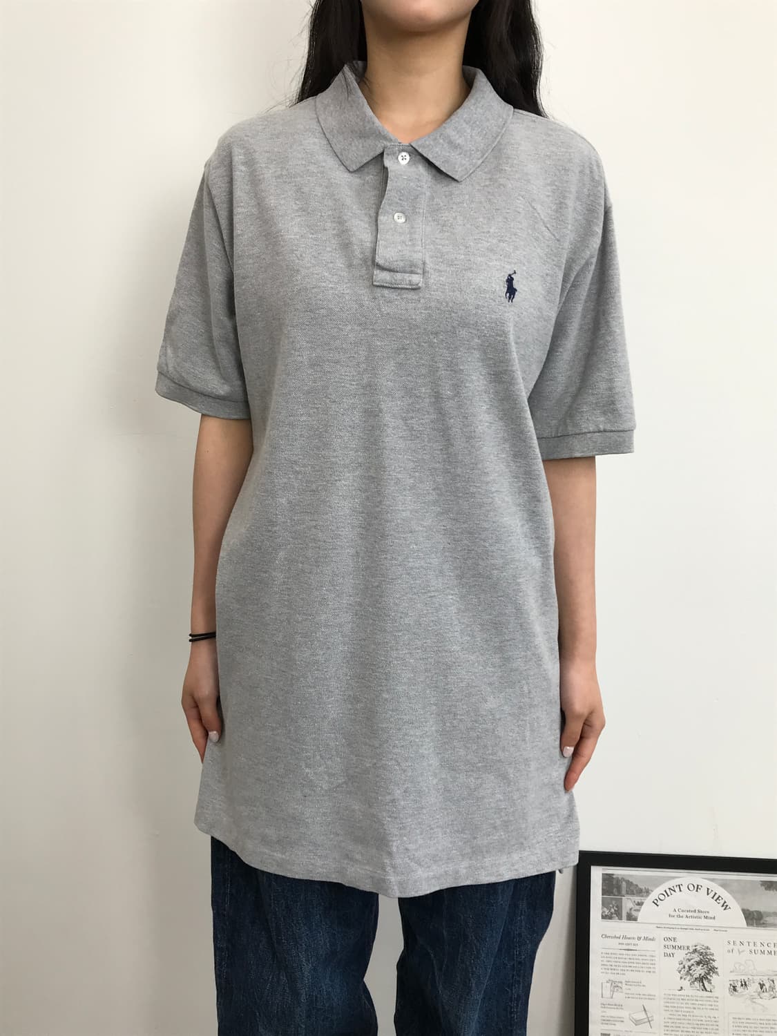 Polo Ralph Lauren Gray Pony Polo 상품이미지2