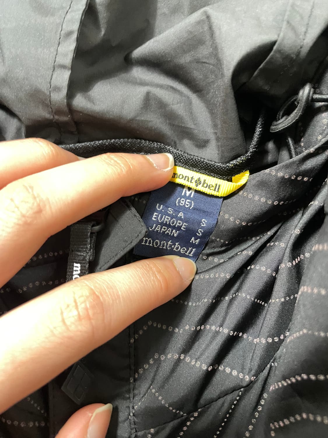 빈티지9. 몽벨 바람막이 고프코어 윈드 블라스트 후드 점퍼 상품이미지3