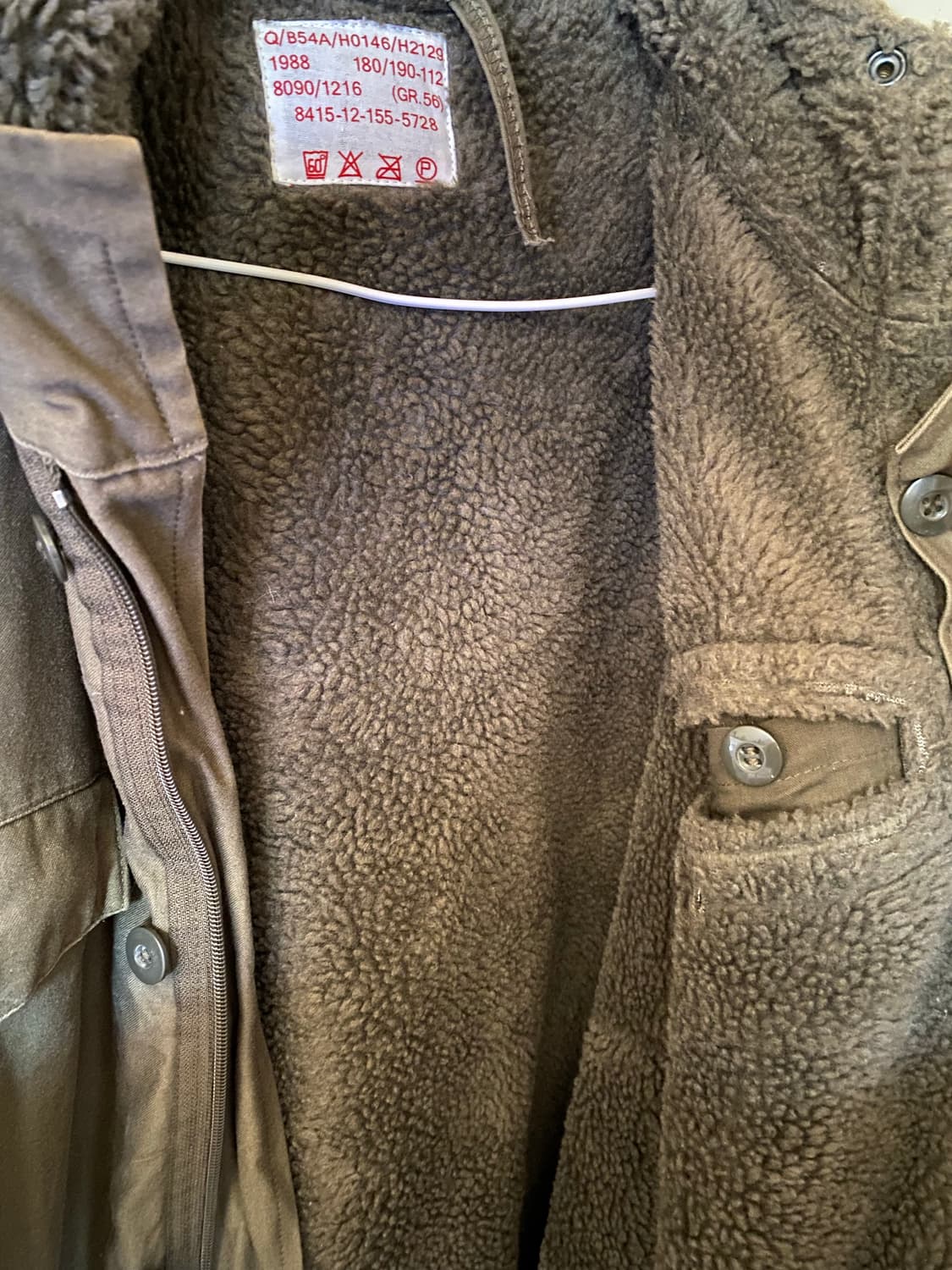 80’s독일군 야상자켓 상품이미지3